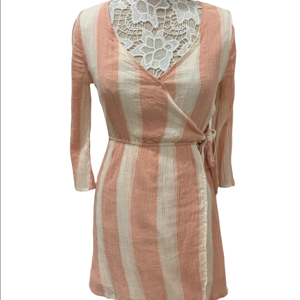 Sadie & Sage striped dress sz M